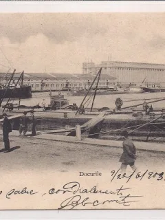 Carte postala circulata in anul 1903 Galati