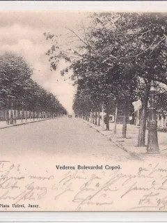 Carte postala circulata in anul 1903 Iasi