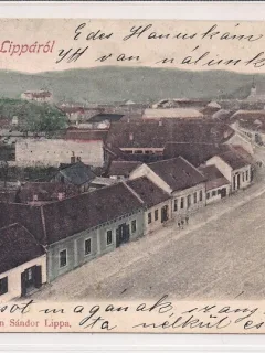 Carte postala circulata in anul 1903 Lipova