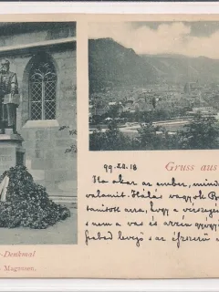 Carte postala circulata in anul 1904 Brasov