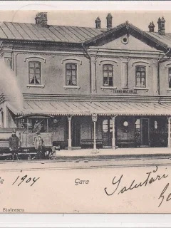 Carte postala circulata in anul 1904 Tr. Magurele