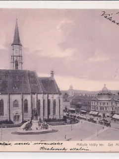 Carte postala circulata in anul 1905 Cluj