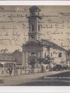 Carte postala circulata in anul 1905 Lugoj