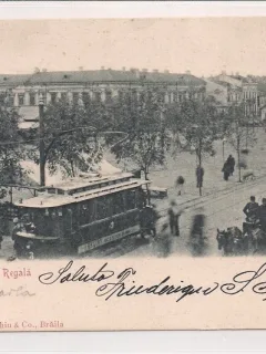 Carte postala circulata in anul 1906 Braila