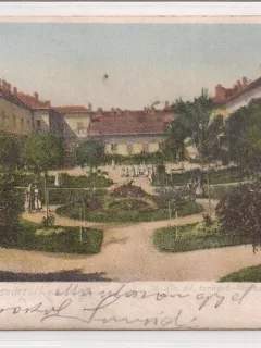 Carte postala circulata in anul 1906 Cluj