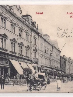 Carte postala circulata in anul 1907 Arad