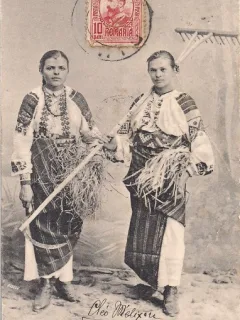 Carte postala circulata in anul 1908 - De la polog