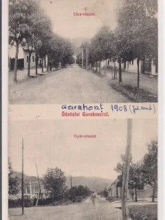Carte postala circulata in anul 1908 Gurahont - Judetul Arad