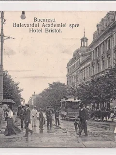 Carte postala circulata in anul 1910 Bucuresti