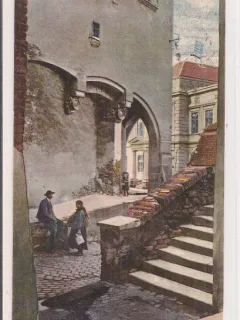 Carte postala circulata in anul 1910 Dibiu
