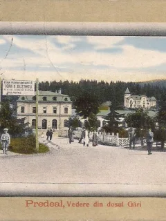Carte postala circulata in anul 1911 Predeal