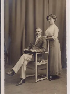 Carte postala circulata in anul 1912