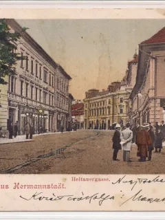 Carte postala circulata in anul 1912 Sibiu
