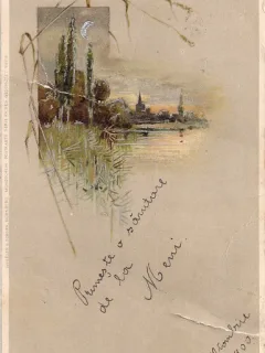 Carte postala circulata in anul 1913