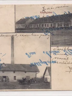 Carte postala circulata in anul 1916 Timis