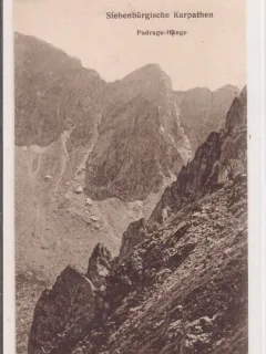 Carte postala circulata in anul 1917 Muntii Carpati