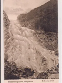 Carte postala circulata in anul 1917 Muntii carpati