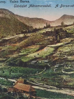 Carte postala circulata in anul 1924
