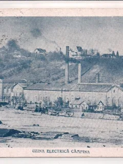 Carte postala circulata in anul 1927 Campina
