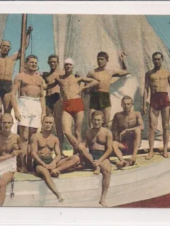 Carte postala circulata in anul 1928 Techirghiol - Eforie