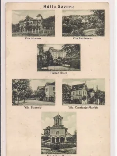 Carte postala circulata in anul 1930 Baile Govora