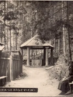Carte postala circulata in anul 1930 Zizin, Brasov