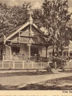 Carte postala circulata in anul 1937 Malnas-Bai