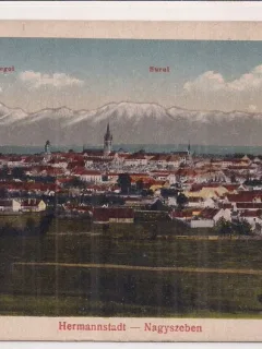 Carte postala circulata in decembrie 1918