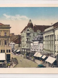 Carte postala circulata in perioada interbelica Arad