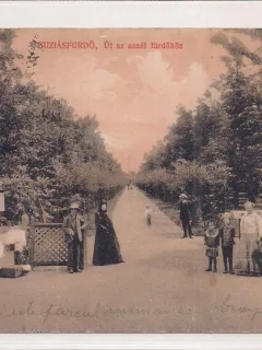 Carte postala circulata in perioada interbelica