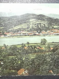 Carte postala, circulata, Orsova vedere generala, 1911