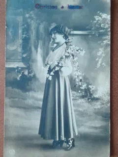 Carte postala, circulata, urare de Paste, 1932