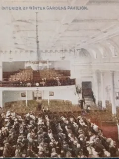 Carte postala, Cliftonville interior of Winter Gardens Pavilion, 1921
