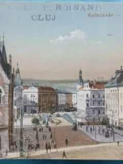 Carte Postala, Cluj, Bulevardul Ferdinand, 1927