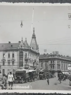 Carte postala, Cluj, Calea Regele Ferdinand, 1936