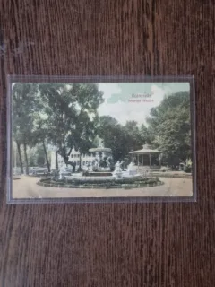 Carte Postala - Cluj. Fantana si statui, din parc