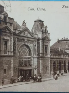 Carte Postala, Cluj, Gara, 1925