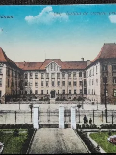 Carte postala, Cluj, Institutul de crestere pentru fete Marianum, perioada interbelica