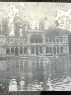 Carte postala, Cluj, lacul din parc, 1920