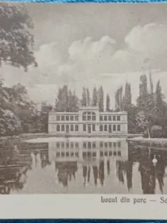 Carte postala, Cluj, Lacul din Parc, 1935