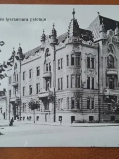 Carte postala, Cluj Palatul Camerei de Comerț și Industrie, 1916