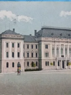 Carte Postala, Cluj, Palatul Justitiei, perioada interbelica