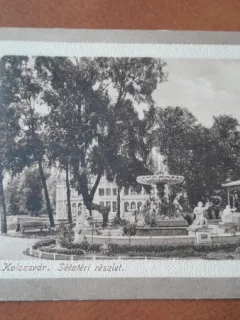 Carte postala, Cluj, Promenada, perioada interbelica