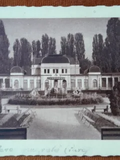 Carte postala, Cluj, vedere generala parc, 1945