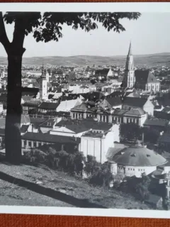 Carte postala, Cluj, vedere generala, perioada interbelica