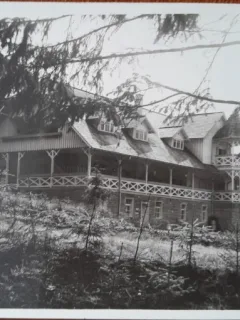 Carte postala, Colibita, sanatoriul Caritatea, pavilionul Olivia, 1934