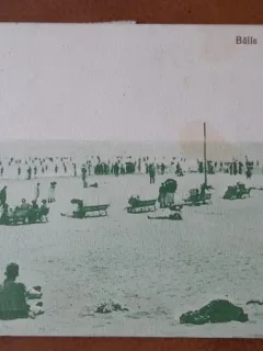 Carte postala, Constanta Baile Mamaia si plaja, inceput de secol XX