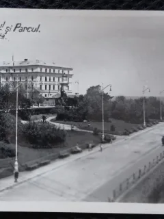 Carte Postala, Constanta, Bulevardul si Parcul, anii 40