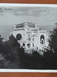 Carte postala, Constanta Cazinoul, 1942