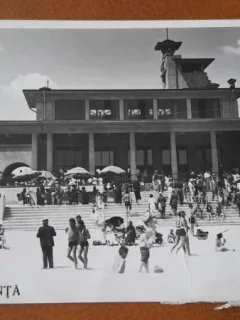 Carte postala, Constanta Cazinoul Mamaia, 1935